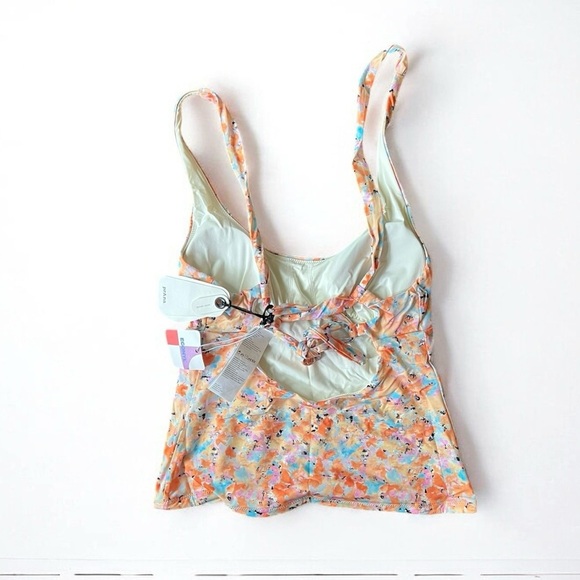 🌻NEW w.tags prAna Mallorca Impressions Tankini + Black Upswell Bottoms Set XS - Picture 7 of 16